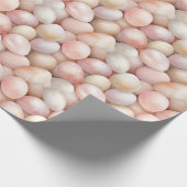 Easter Peach Pink Eggs   Cadeaupapier (Hoek)