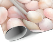 Easter Peach Pink Eggs   Cadeaupapier (Rol Hoek)