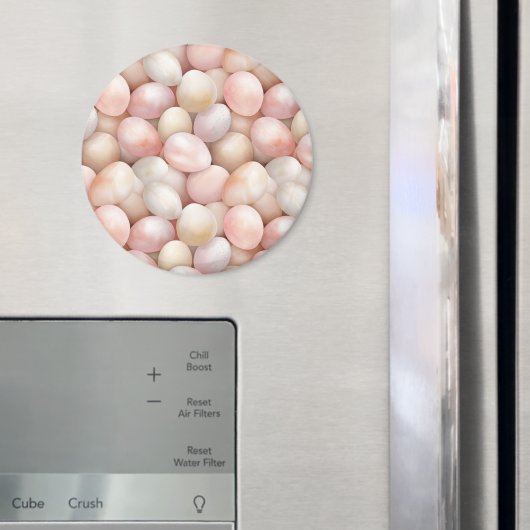 Easter Peach Pink Eggs   Magneet (Insitu (Koelkast))