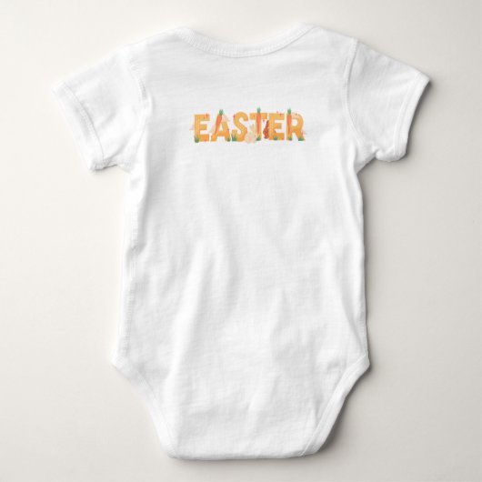 Easter Personalized Baby Bodysuit (Achterkant)