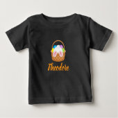 Easter Personalized Baby Fine Jersey T-Shirt (Voorkant)