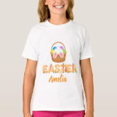 Easter Personalized Kids Basic T-Shirt (Voorkant)