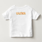 Easter Personalized Toddler Fine Jersey T-Shirt (Achterkant)