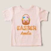Easter Personalized Toddler T-Shirt (Design voorkant)