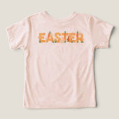 Easter Personalized Toddler T-Shirt (Design achterkant)