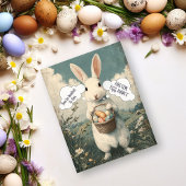Easter Rabbit and Eggs Easter Egg Hunt Feestdagenkaart