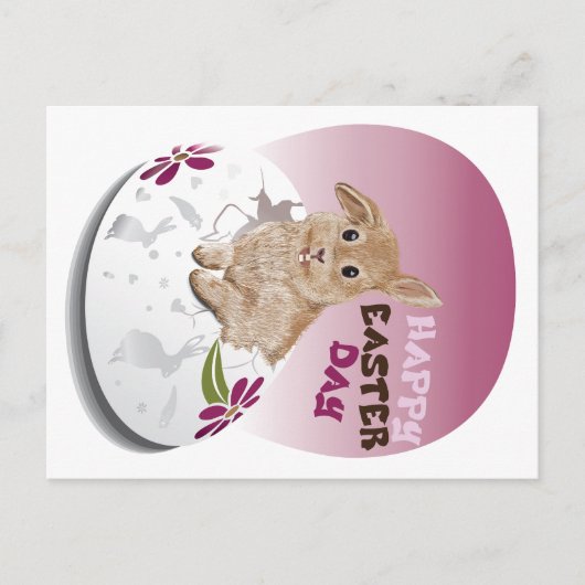 Easter Rabbit Briefkaart (Voorkant)