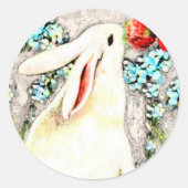 Easter Rabbit Bunny Hare Stickers (Voorkant)