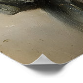 Easter Rabbit Carrot Print, Spring Bunny Poster (Hoek)