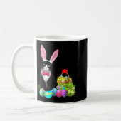 Easter Rabbit Cat Bunny Ears Eggs Happy Easter Day Koffiemok (Links)