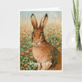  Easter Rabbit Holiday Kaart (Voorkant)
