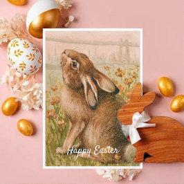 Easter Rabbit Holiday Kaart