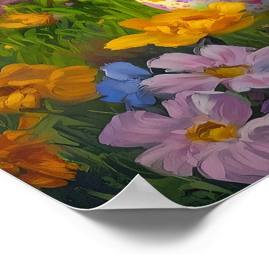 Easter Rabbit Wall Art Poster (Hoek)