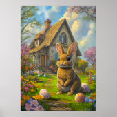 Easter Rabbit Wall Art Poster (Voorkant)