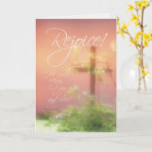 Easter Rejoice Risen Lord Kaart (Gele Bloem)