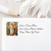 Easter Religious Resurrection Jesus Label (Insitu)