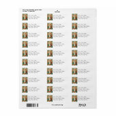 Easter Religious Resurrection Jesus Label (Full Sheet)