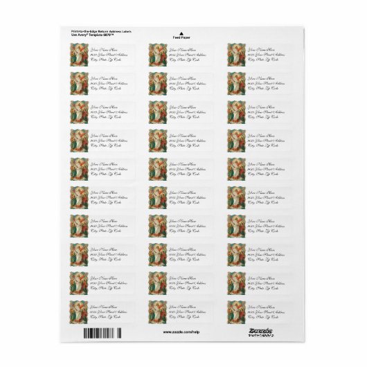 Easter Religious Resurrection Jesus Label (Full Sheet)