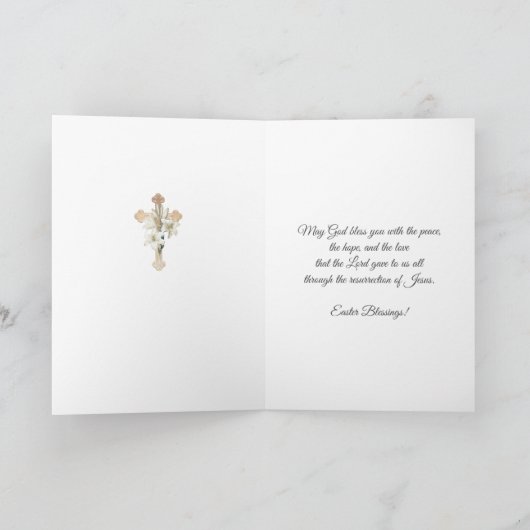 Easter Religious Virgin Mary Jesus John Baptist Feestdagen Kaart (Binnen)