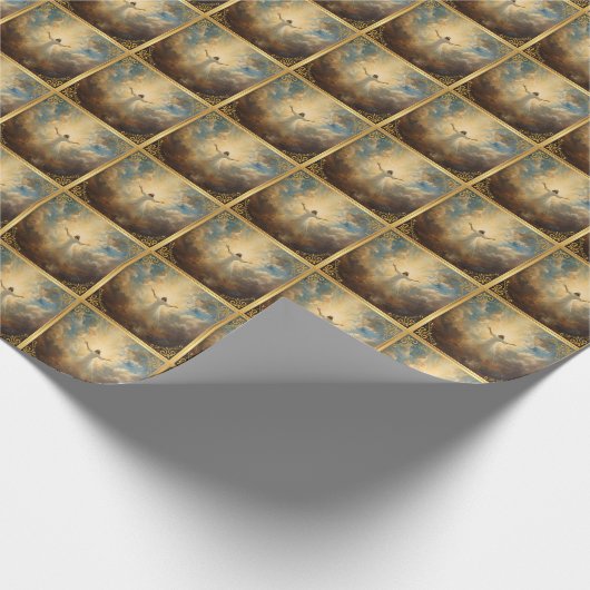 Easter Resurrection Religious Cadeaupapier (Hoek)