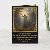 Easter Resurrection Religious Feestdagen Kaart (Voorkant)