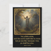 Easter Resurrection Religious Feestdagenkaart (Voorkant)