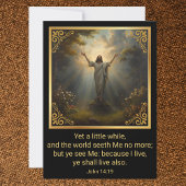 Easter Resurrection Religious Feestdagenkaart