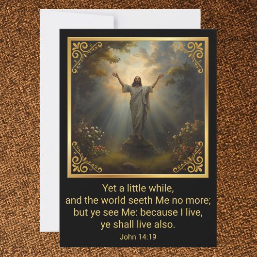 Easter Resurrection Religious Feestdagenkaart