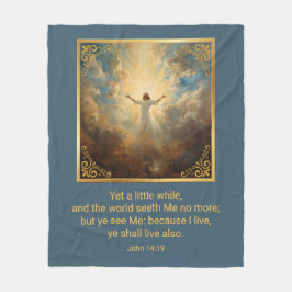 Easter Resurrection Religious  Fleece Deken