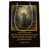 Easter Resurrection Religious Medium Cadeauzakje (Voorkant)