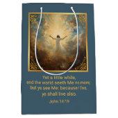 Easter Resurrection Religious Medium Cadeauzakje (Voorkant)