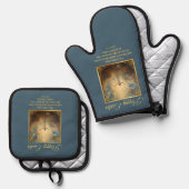 Easter Resurrection Religious Ovenwant & Pannenlap Set (Voorkant / Achterkant)