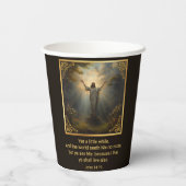 Easter Resurrection Religious Papieren Bekers (Achterkant)