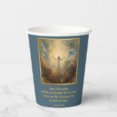 Easter Resurrection Religious Papieren Bekers (Achterkant)