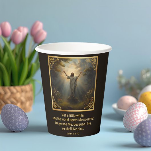 Easter Resurrection Religious Papieren Bekers