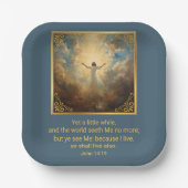 Easter Resurrection Religious  Papieren Bordje (Voorkant)