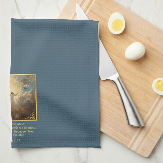 Easter Resurrection Religious Theedoek (Quarter Fold)