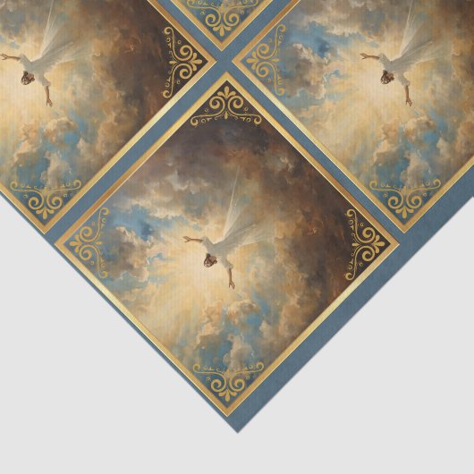 Easter Resurrection Religious Tissuepapier (Detail)