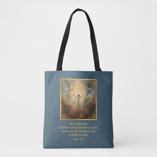 Easter Resurrection Religious Tote Bag (Voorkant)