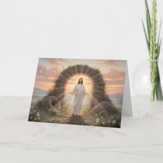 Easter Resurrection Scene Kaart (Voorkant)