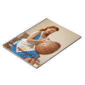  Easter Retro Artist Ginger Girl Noteb Notitieboek (Linkerzijde)