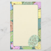 Easter Rose Eggs Stationery Briefpapier (Voorkant)