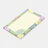 Easter Rose Eggs Stationery Post-it® Notes (Schuin)