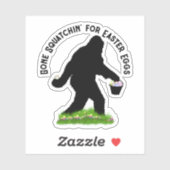 Easter Sasquatch  Sticker (Vel)