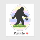 Easter Sasquatch  Sticker (Vel)