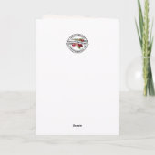 Easter Scripture Risen Christ Floral Feestdagen Kaart (Achterkant)