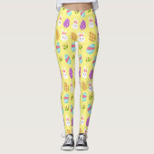 Easter Seamless pattern Leggings (Voorkant)