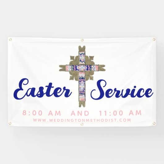 Easter Service Church Banner (Horizontaal)