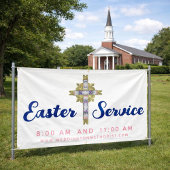 Easter Service Church Banner
