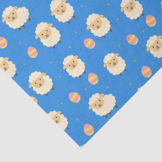 Easter Sheep & Eggs  Tissuepapier (Detail)